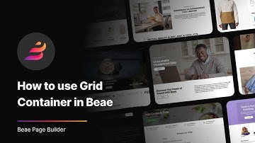 How to use Grid container in Beae Page Builder | 2025 Tutorial