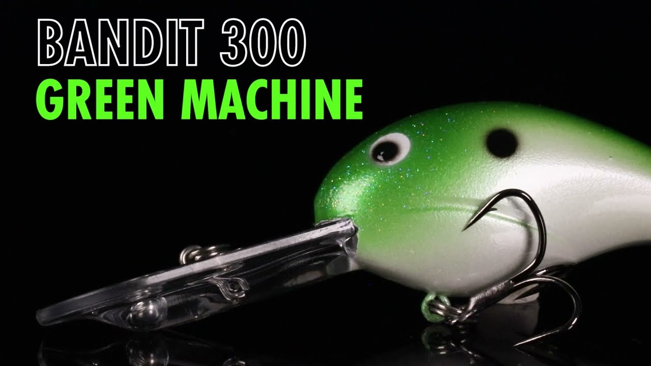 Bandit 300 Green Machine - Lurenet Paint Shop (Custom Painted Lures) 