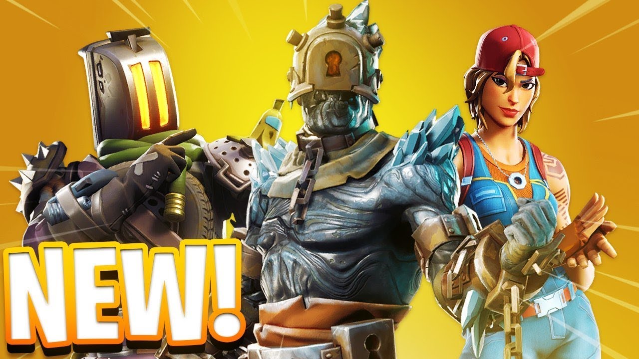 The New SNOWFALL SKIN in Fortnite...