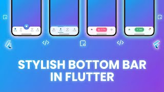 Stylish Bottom Bar In Flutter In Hindi