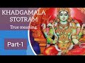 Know the inner meaning of khadgamala stotram by sri guru karunamaya sri vidya upasana