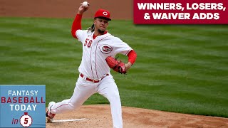 Opening Day Winners and Losers; Waiver Wire Adds | Fantasy Baseball Today In 5