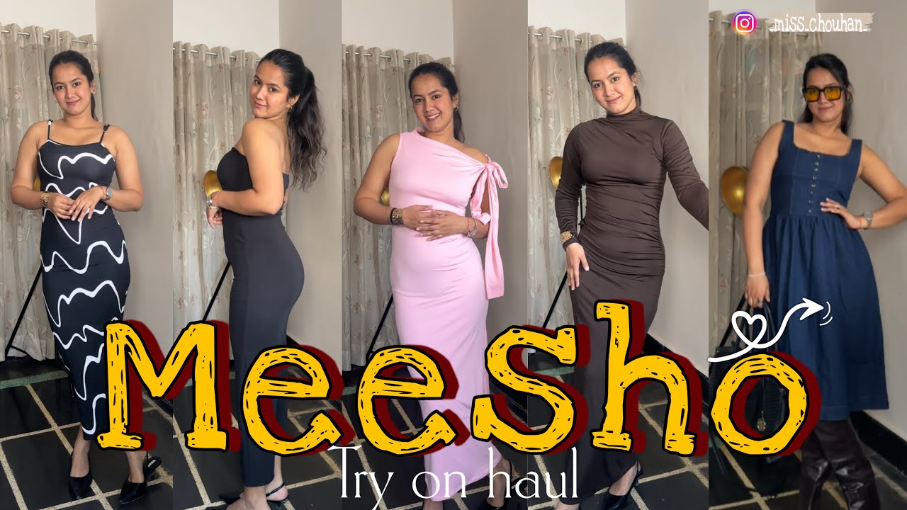 I Bought the Cheapest Dresses on Meesho… Worth It? 😳😱|| Meesho dresses #meesho #meeshohaul 