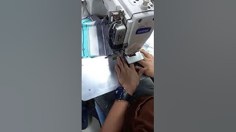 How to Attach Velcro At back pocket #sewing #skills #fashion #garments