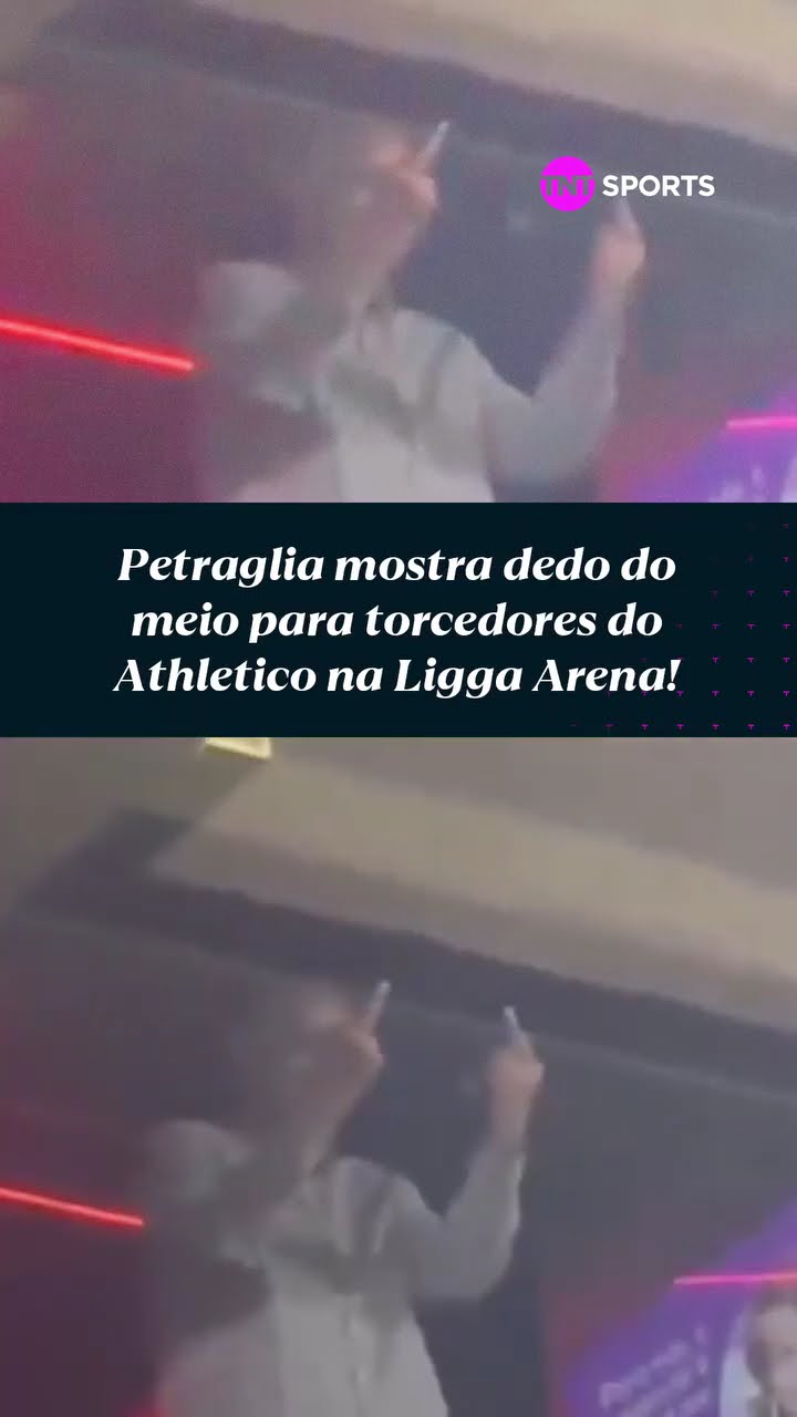 EITA! O PETRAGLIA PERDEU A LINHA E MOSTROU O DEDO DO MEIO PRA TORCEDORES DO ATHLETICO ??? #shorts