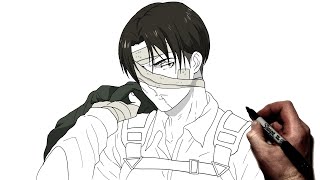 How To Draw Levi (Scars) | Step By Step | Attack On Titan