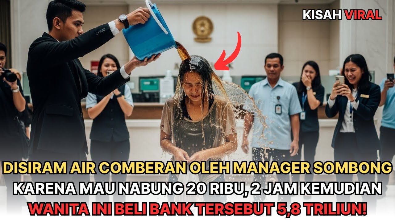 DISIRAM AIR COMBERAN KARNA NABUNG 20 RIBU, 2 JAM KEMUDIAN WANITA INI BELI BANK TERSEBUT 5,8 TRILIUN!