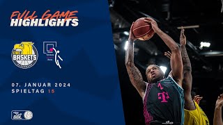 EWE Baskets Oldenburg vs. Telekom Baskets Bonn - Full Game Highlights - Spieltag 15, Saison 23/24