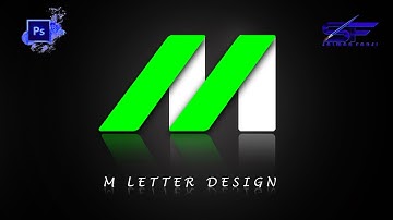M Letter Design in Photoshop cc 2019 | New Tutorial 1