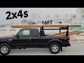 Homemade 2x4s wood truck rack  heavy duty