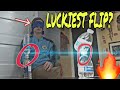 Top 5 Luckiest Bottle Flips of all time...!!