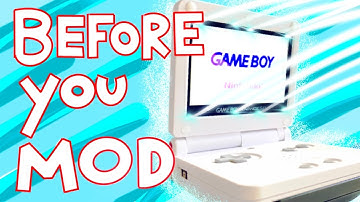 Before You Mod Your 1st Game Boy Advance SP - ONE SCREEN TO RULE THEM ALL