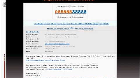 JustDial Integration