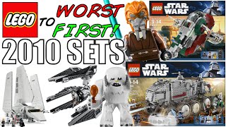 LEGO Worst to First | ALL LEGO Star Wars 2010 Sets!
