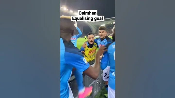 Victor Osimhen equalising goal that won serie a league title. #sports #skills