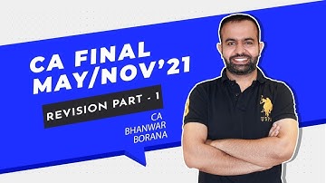 Revision Lecture CA Final DT MAY NOV 2020 Part 1