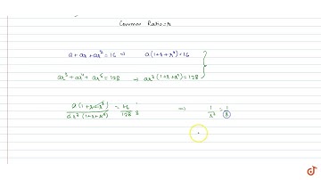 The sum of first three terms of a G.P. is 16 and the sum of the next three terms is 128. Determi...