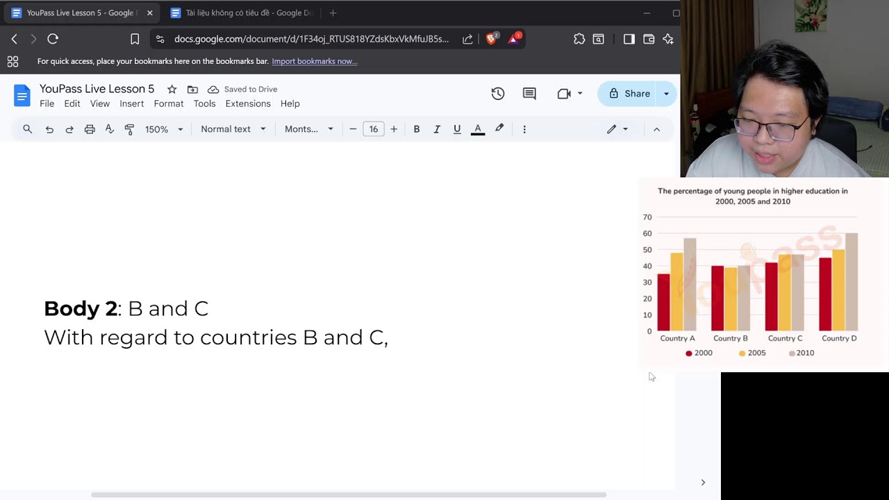 Livestream giải đề IELTS Writing Task 1 - Bar Chart