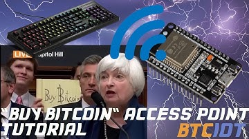 BTCIOT Tutorial - "Buy Bitcoin" Access Point & Cypherpunk Manifesto Captive Portal