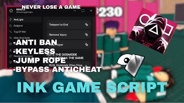 Ink Game Script *NO KEY* - New Update, Auto Win, Dalgona, Glass Bridge, Godmode & More!