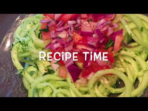 Alkaline Raw Vegan|Cucumber Salad Alkaline Recipe