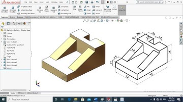 SolidWorks Tutorial for beginners | CAD/CAM Part drawing Exercise 5