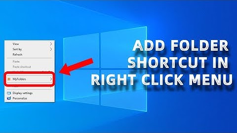 how to add folder to the right click menu in windows