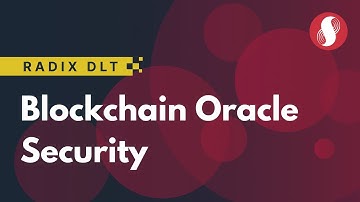 How to Secure Blockchain Oracles using Cryptography | Radix DLT