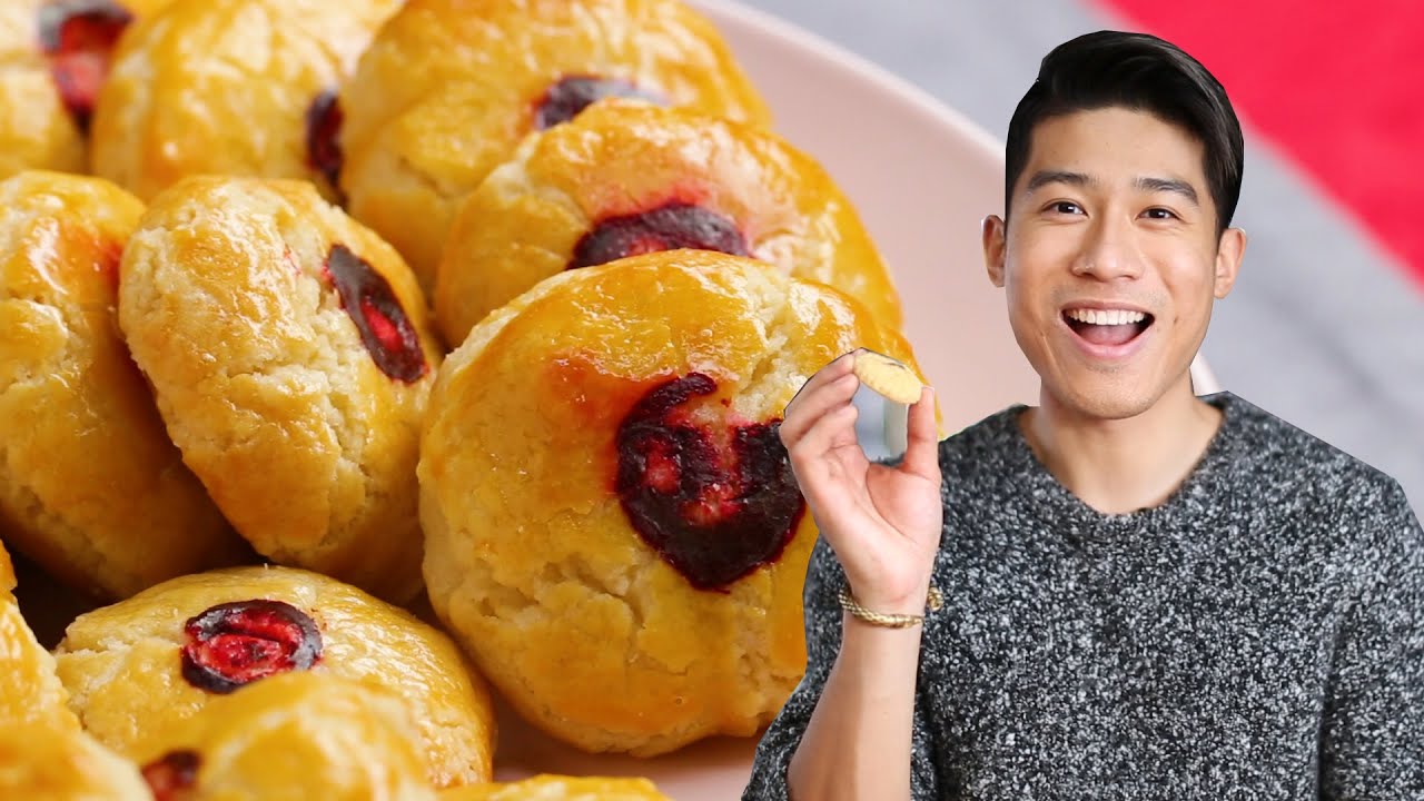 How to Make Chinese Almond Cookies from Frank • Tasty