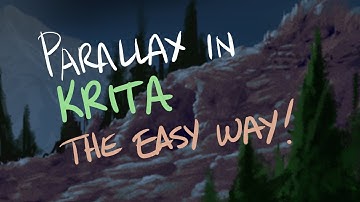 Parallax in Krita the easy way!