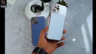 Soft Gold Plated Color Borders Camera Protection Back Case - on3061 #shorts screenshot 5