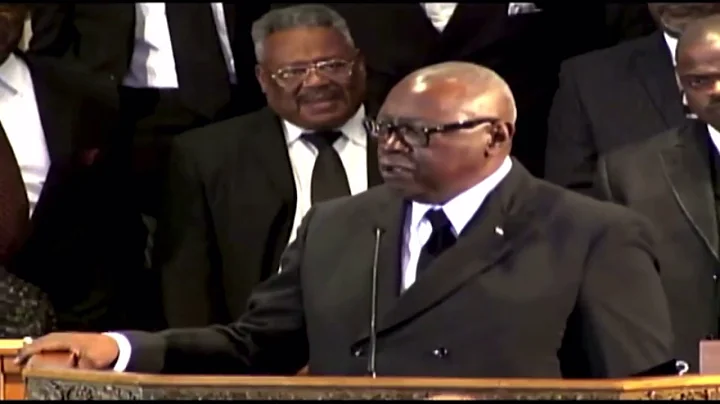 Rev. F.D. Sampson Eulogizing Rev. John Allen