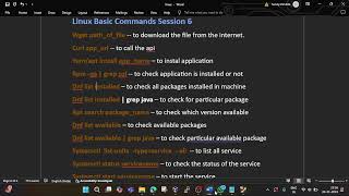 Linux basic Commands. Session 6