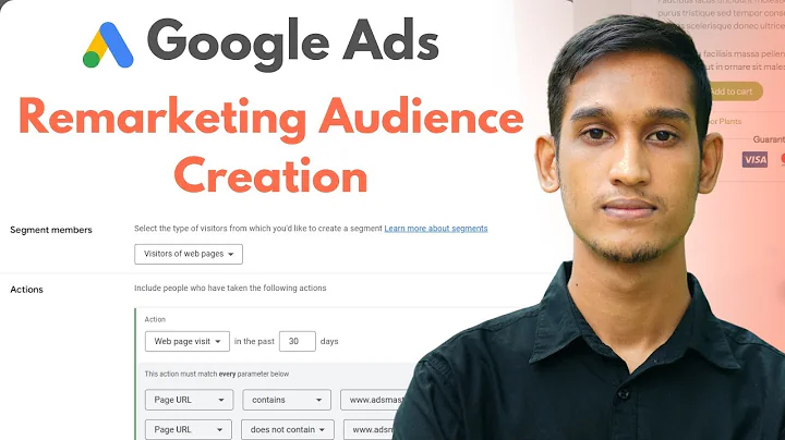 Create Google Ads Remarketing Audience for Remarketing Campaign 2025 | Website visitors Segment