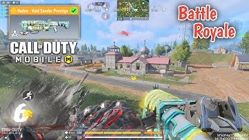 *NEW* Legendary Hades - Void Sender Prestige Battle Royale Squad Gameplay | Call Of Duty Mobile