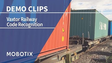 MOBOTIX 7 App: Vaxtor Railway Code Recognition