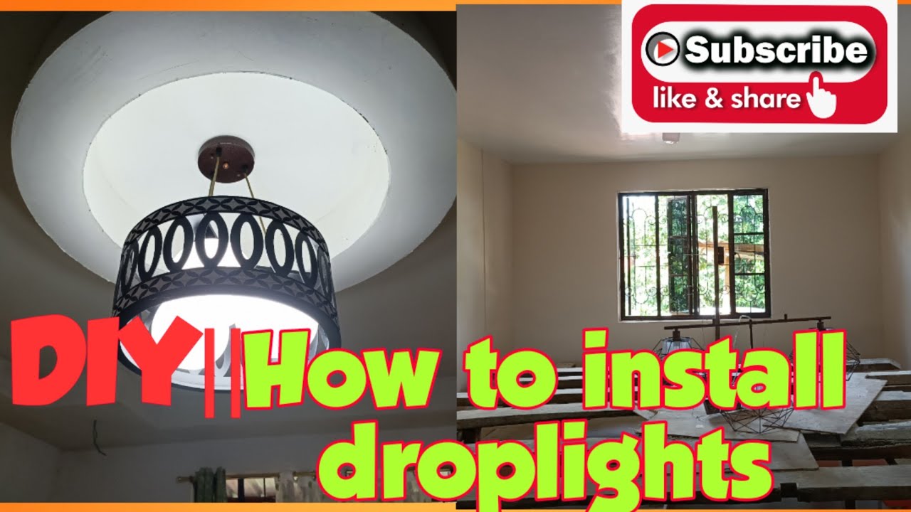 Paano magkabit o mag-install Ng droplights ||Mga dapat gawin sa pag install nito