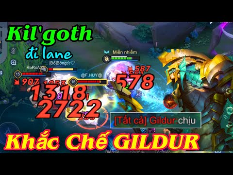 Video Kil'groth đi lane Build Đồ và Ngọc Khắc Chế Gildur Cả... - youtube