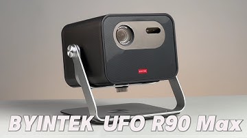 BYINTEK R90 Max Projector Real Shooting Display Effect