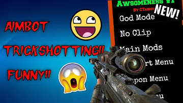 Black Ops 2 Mod Trolling #9 "Aimbot TrickShotting" FUNNY!