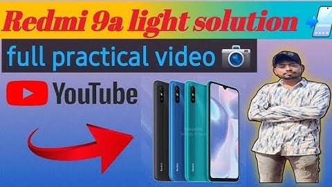 redmi 9a display light solutionredmi 9a light problem