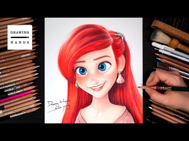 Aggregate more than 67 realistic ariel drawing best