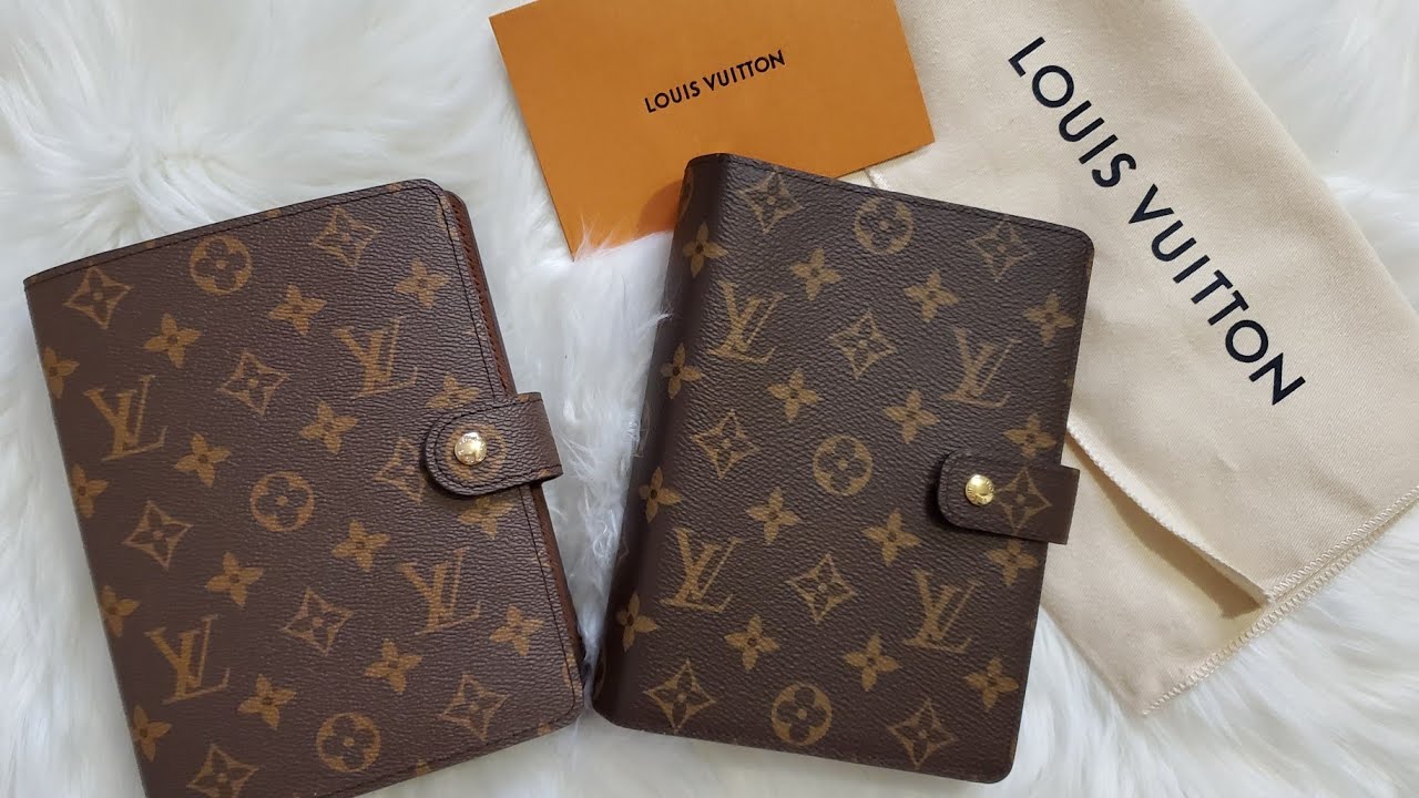 Louis Vuitton Agendas, Medium v. Large Comparison