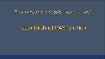 Count Distinct Customers and Products DAX Power BI