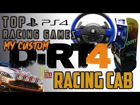 DIRT 4 RACING Arcade1up Mod & Top 3 PS4 Racing Games from RETRO DNA