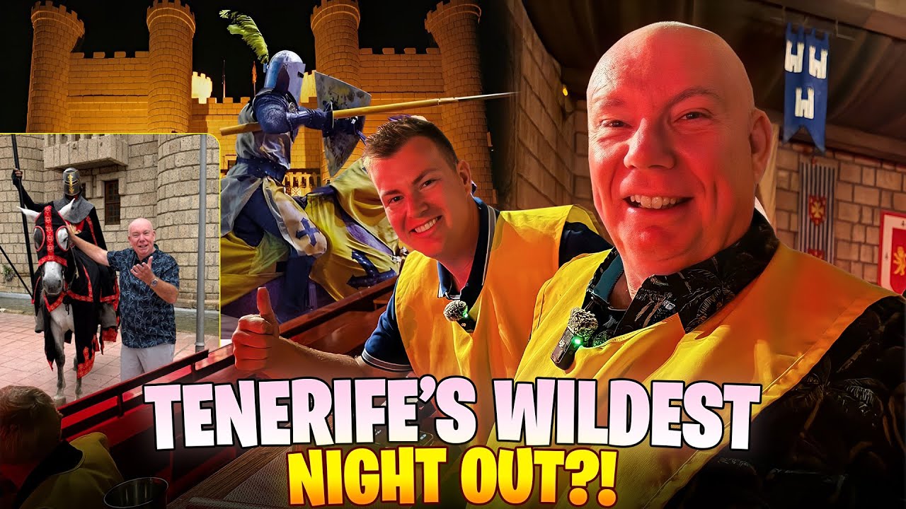 ⚔️ Tenerife’s MOST Unique Night Out? | Medieval Adventure Dinner show with Dad 🤩