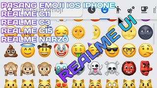 Cara Memasang Emoji iOS iPhone di Realme C11 & Realme C3 (Realme UI)