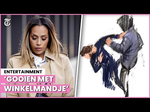 ?Glennis Grace wilde Jumbo-medewerker in z?n ballen trappen?