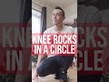 How To Do Knee Rocks In A Circle #shorts