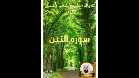 سورة التين بصوت الشيخ خالد الجليل
